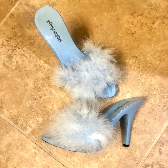 jeffrey campbell fur heels